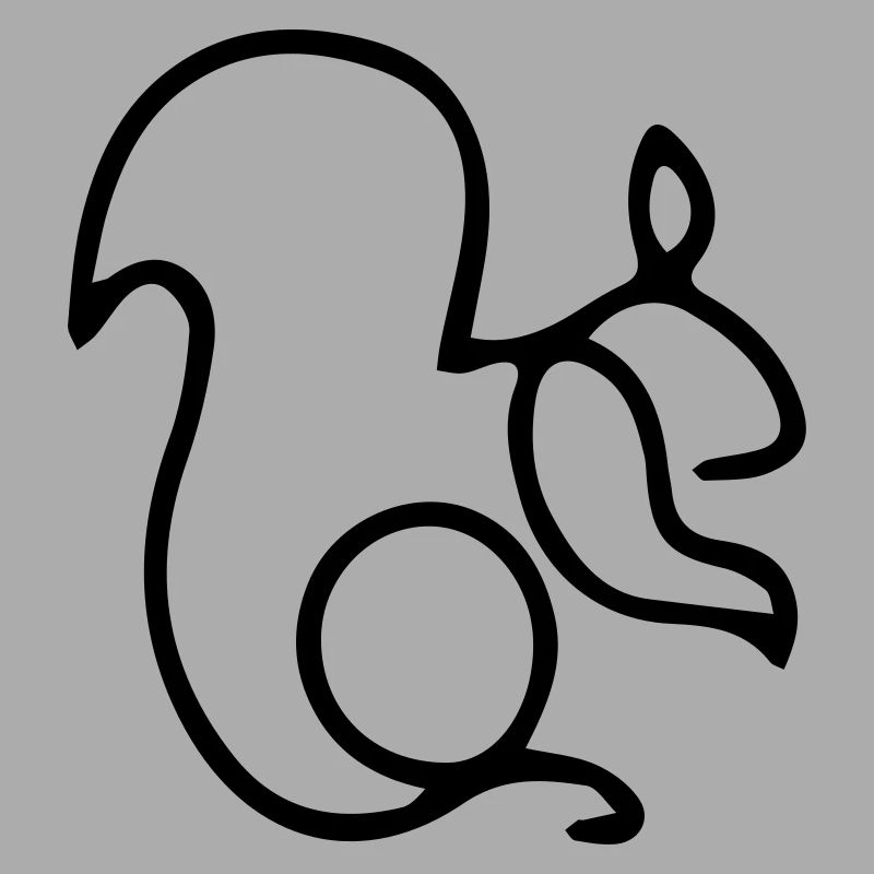 Einschnadiges Eichhörnchen