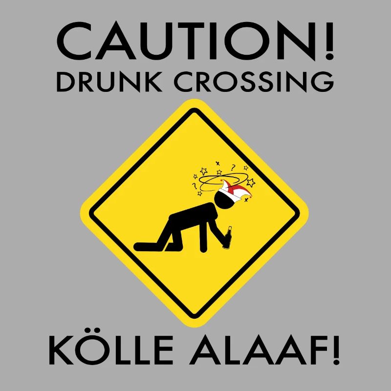 Carnival Costume Kölle Alaaf Cologne Caution Drunk