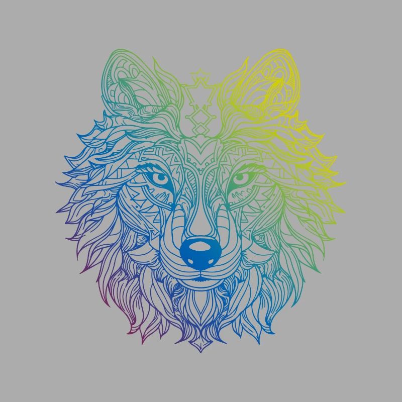 Wolf Mandala Boho