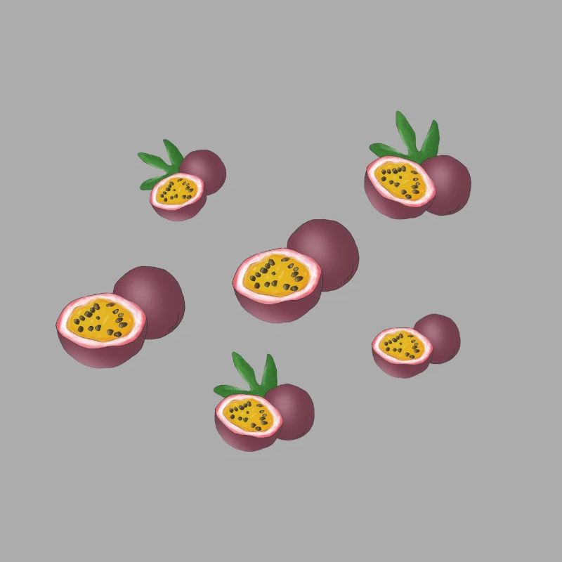 Passion fruit pattern