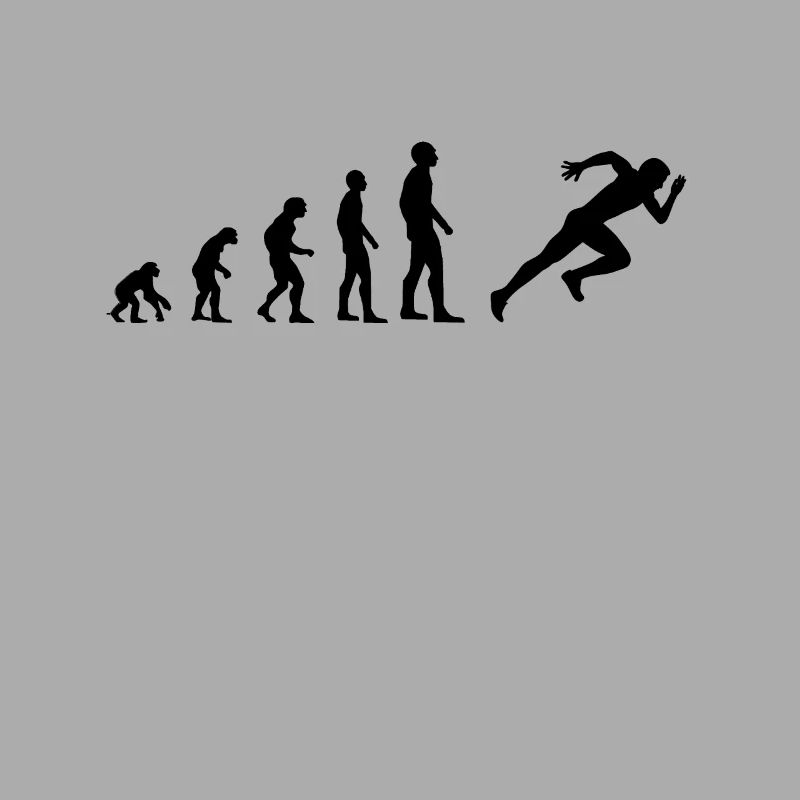 Running human evolution runner sprint