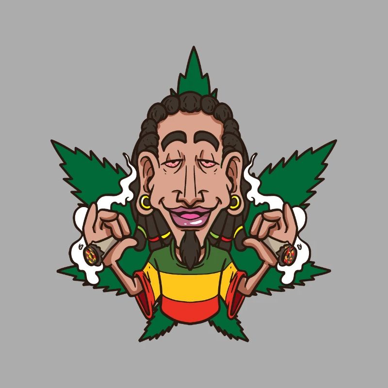 Unkraut Rastafari Mann