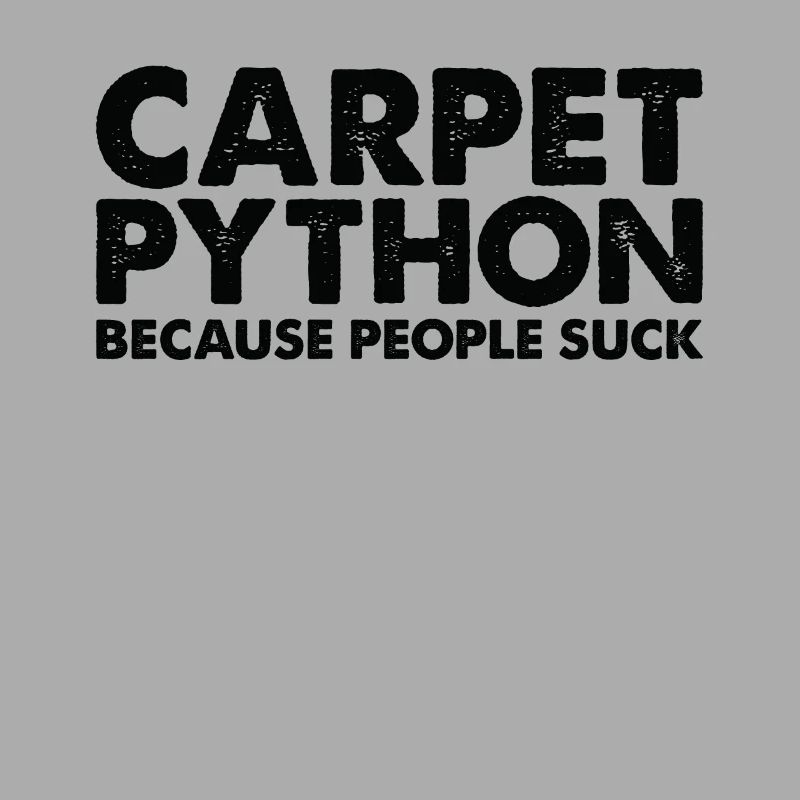 Leute Saugen Teppich-Python-Schlange