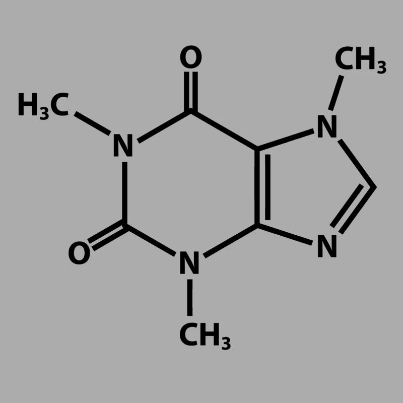 Koffein-Molekül