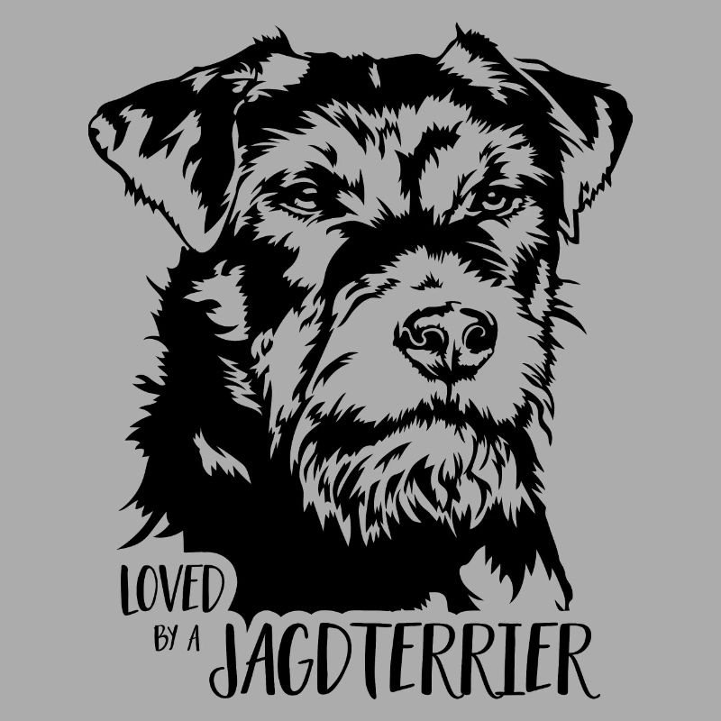 Loved by a Jagdterrier Hundespruch Hunde Wilsigns