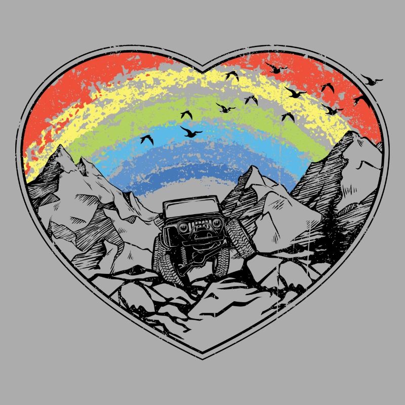 Rainbow Arc Over Mountains
