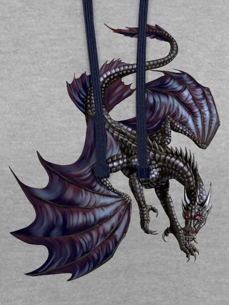 Schwarzer Drache