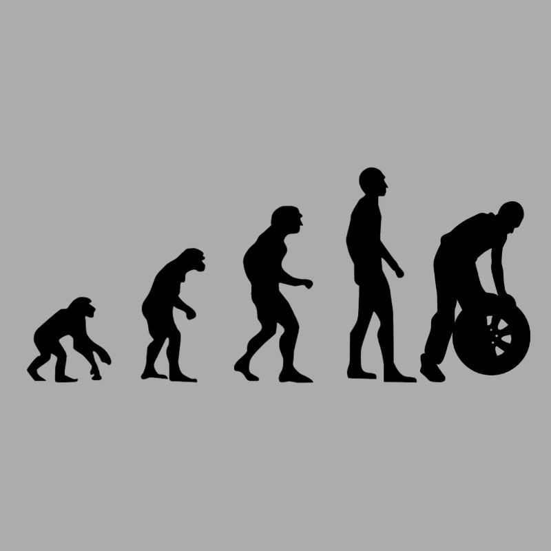 Evolution Mechaniker - KFZ - Auto - Geschenkidee