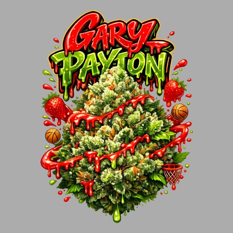 Gary Payton Graffiti Print