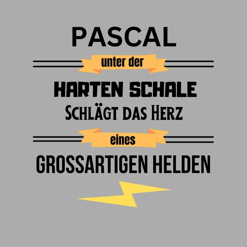 Pascal unter harte Schale eines Großartigen Helden