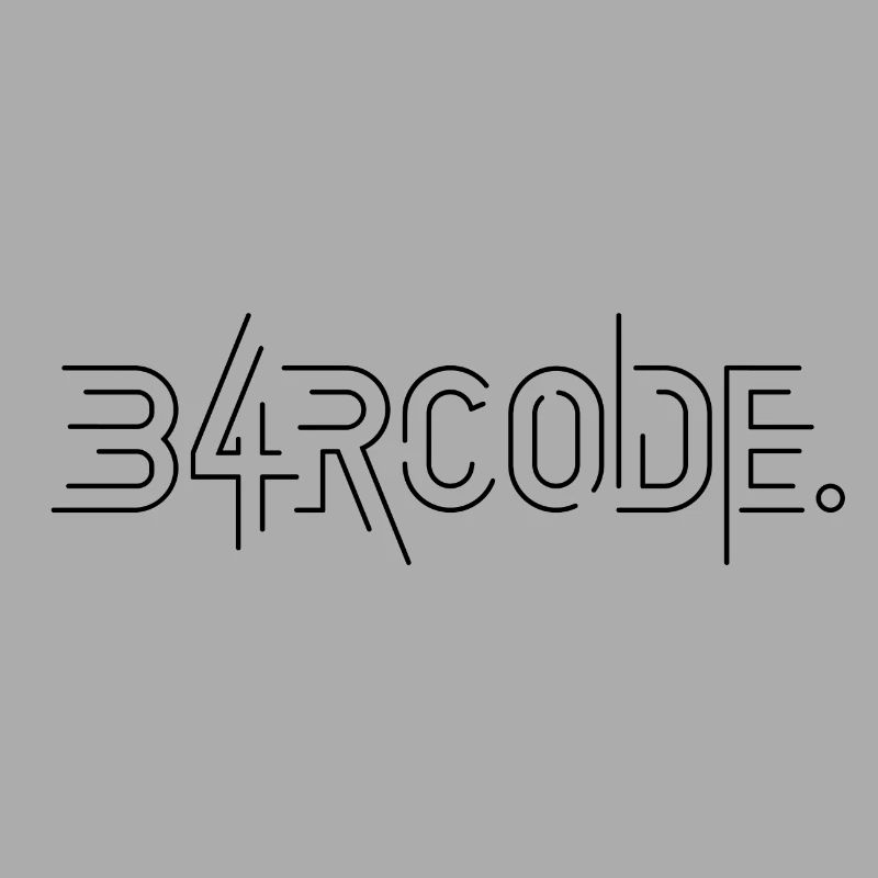 B4RCODE. Tech black
