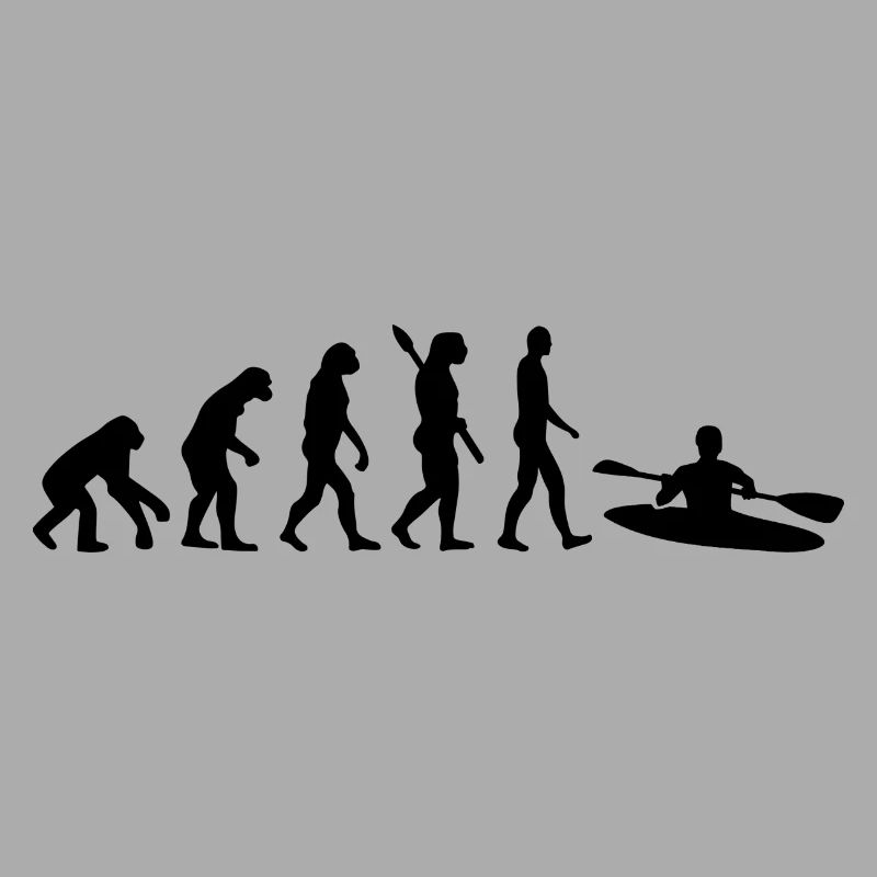 Evolution Graphic Kayaking Canoe Rowing Rower Padd