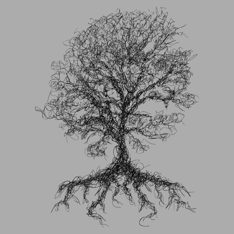 Scribble Baum