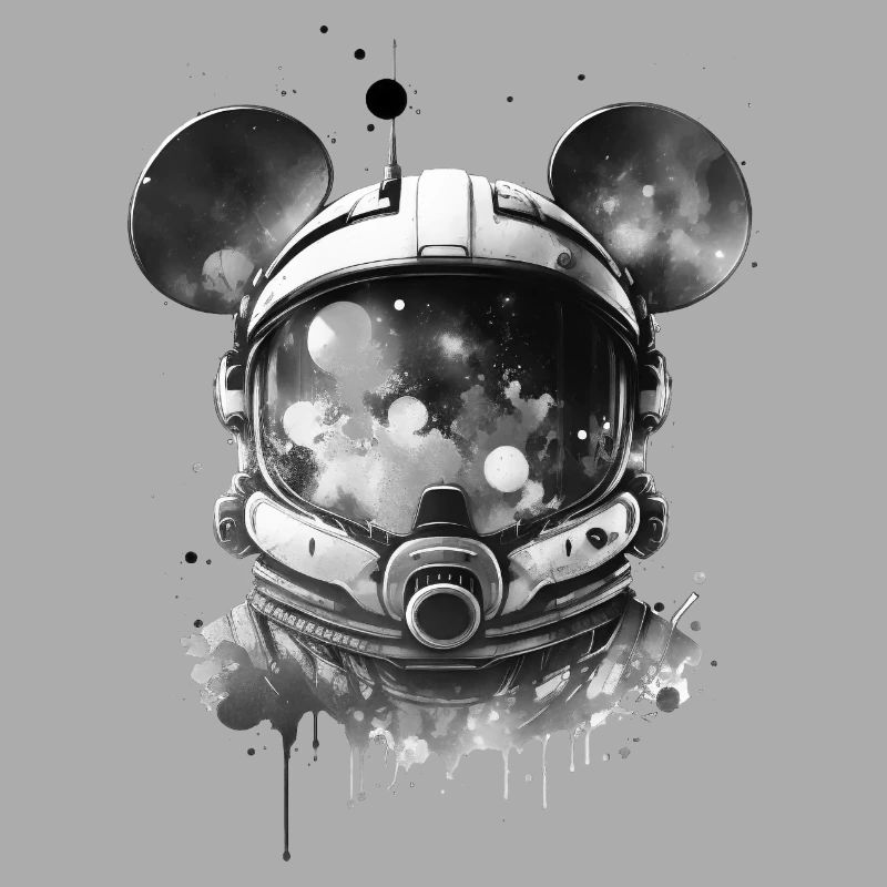 Souris astronaute, Casque, Combinaison spatiale, Espace, Espace