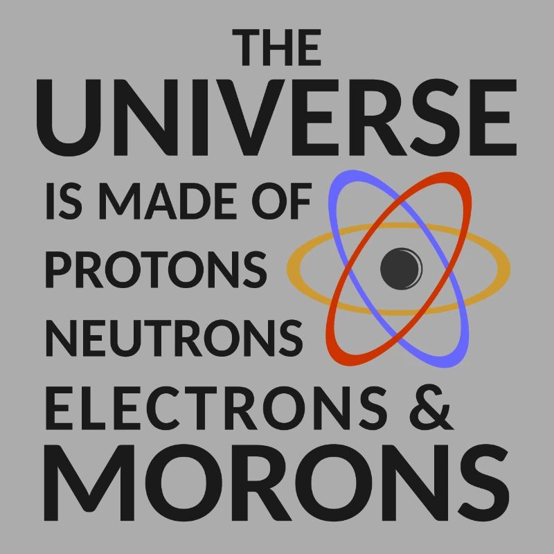 L'univers est constitué d'électrons neutrons protons