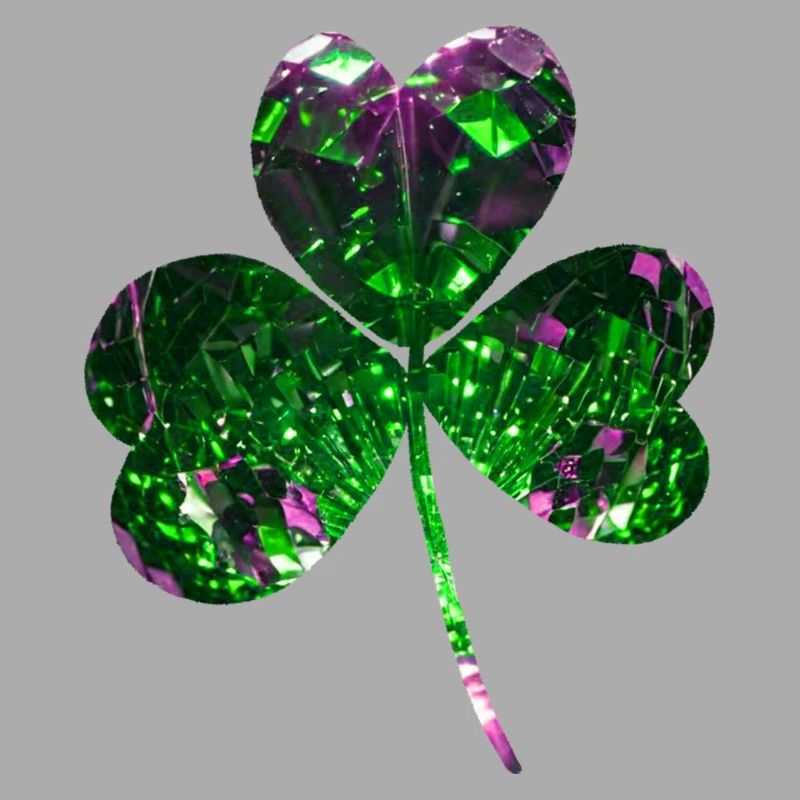 Clover,Sequins,Shamrock,Leaf,Green