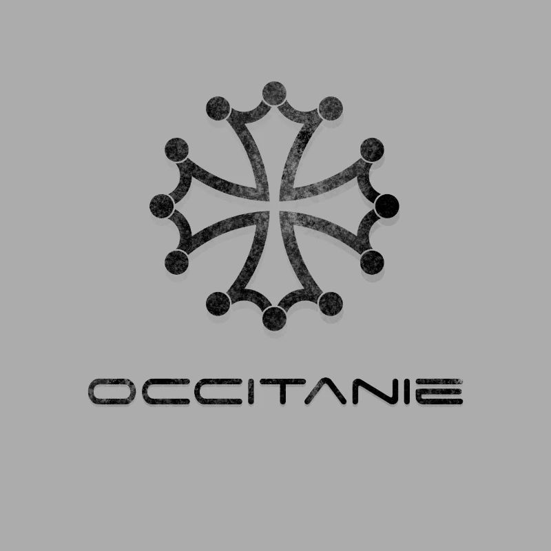Logo Occitanie style worn gradient