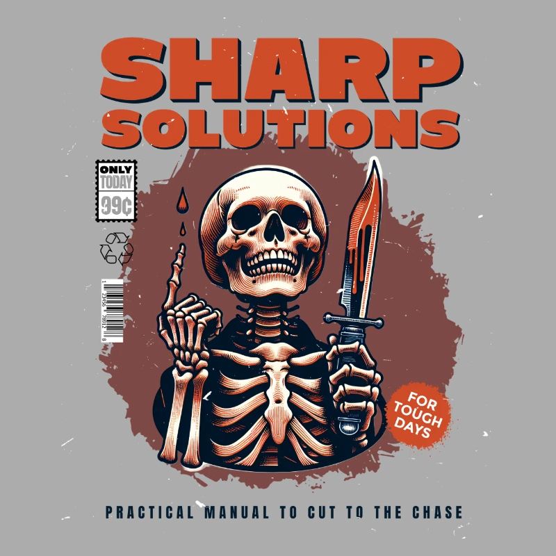 Skeleton with dagger