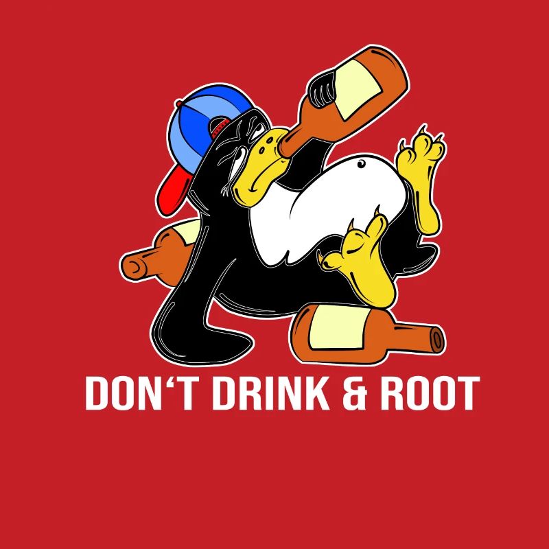 Linux Pinguin Sudo Admin Lustig Informatik PC Nerd
