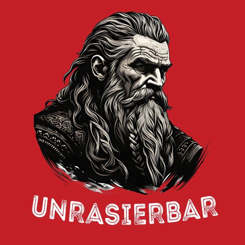 Lustiger Bart Spruch Wikinger Bartträger