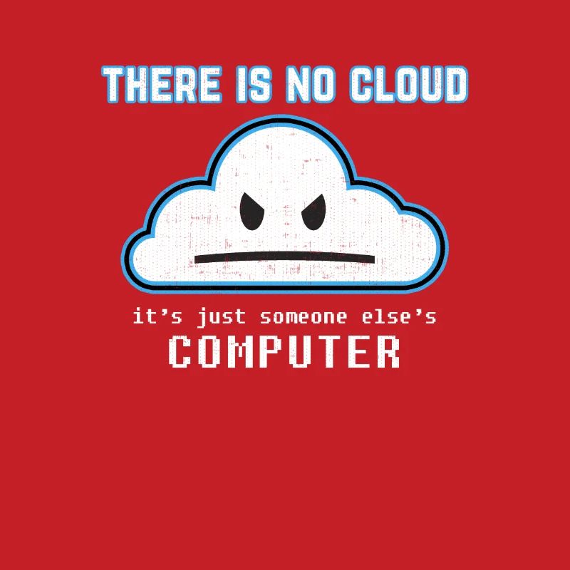 Funny Programmer Joke - Il n'y a pas de nuage graphique