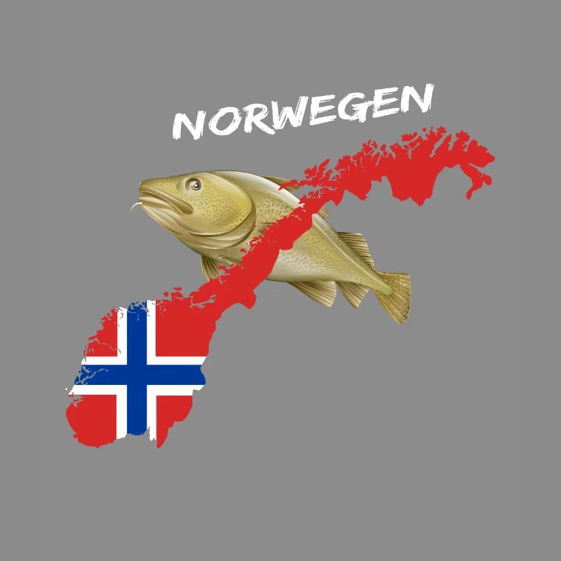 norway cod card cod hunter gift