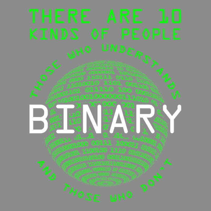 Programmeur Codeur Informaticien Nerd Geek Binary