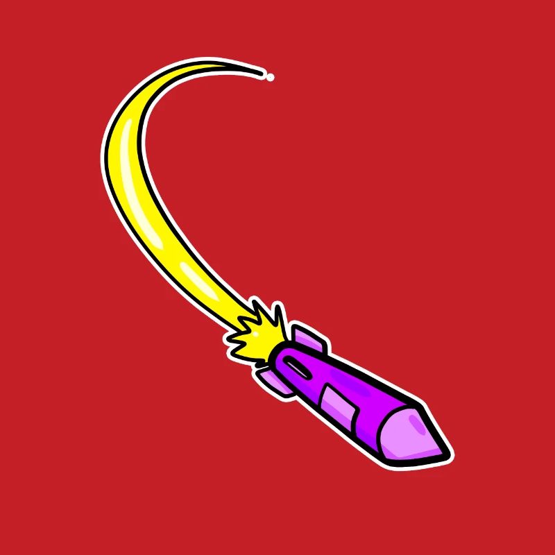 Fusée violette