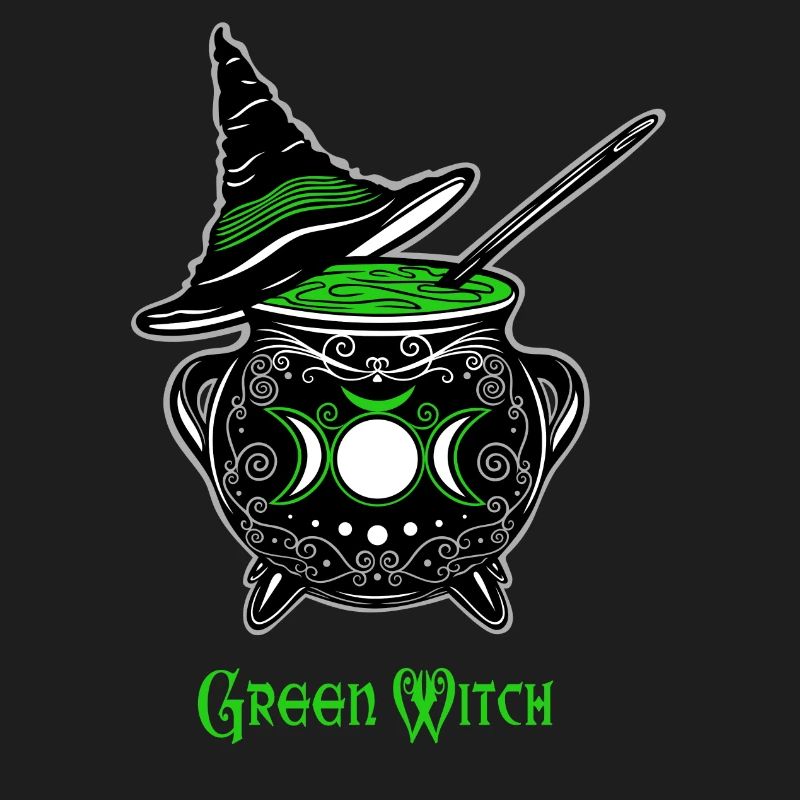 Chaudron Sorcière Vert Chaudron de Sorcière