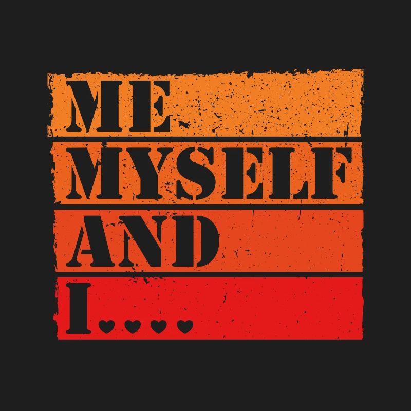 Moi moi-même et moi Retro Quote Statement