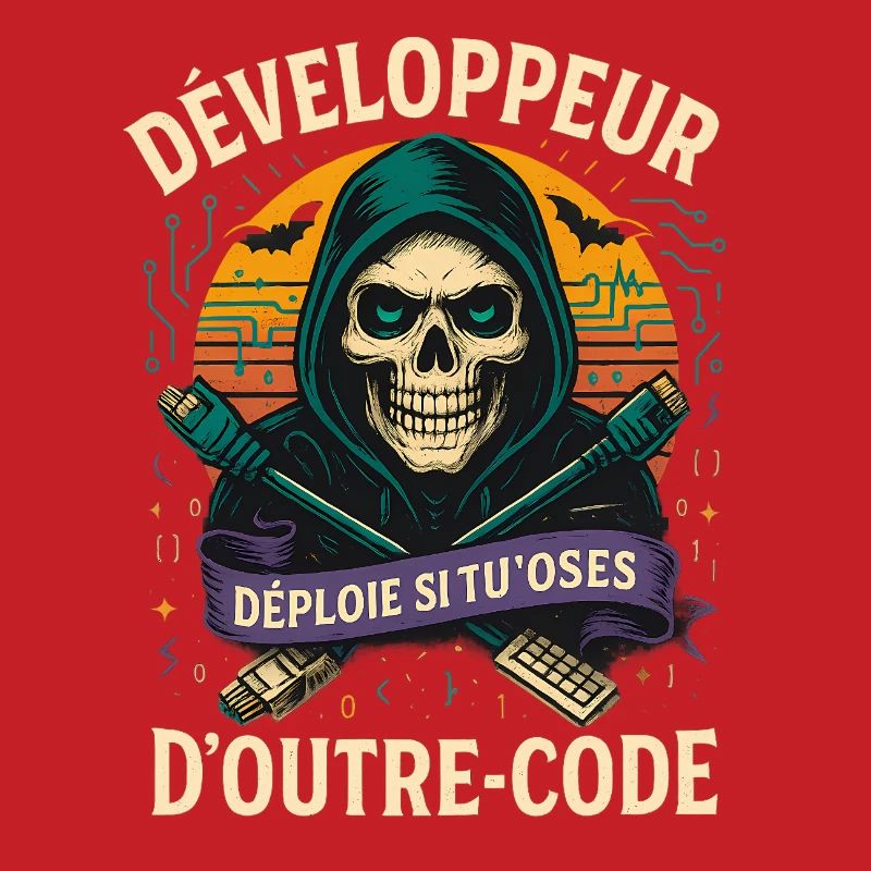 Web Developer - Halloween Skull
