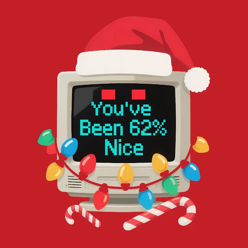 Computer Weihnachten KI Sarkastisch Tech Geschenk