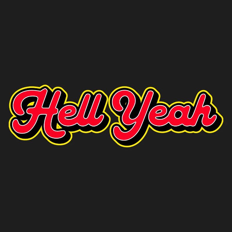 Hell yes 3D Retro Script