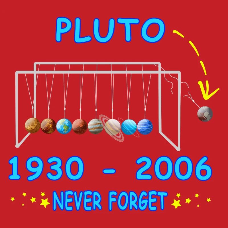 Never Forget Pluto Lustiges Planet Pluto