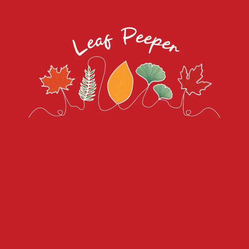 Leaf Peeper Cute Kawaii Foliage Leaf Peeping