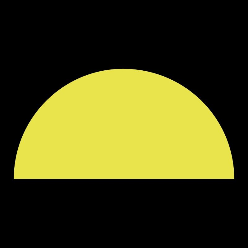 Halbkreis / half circle (1c)