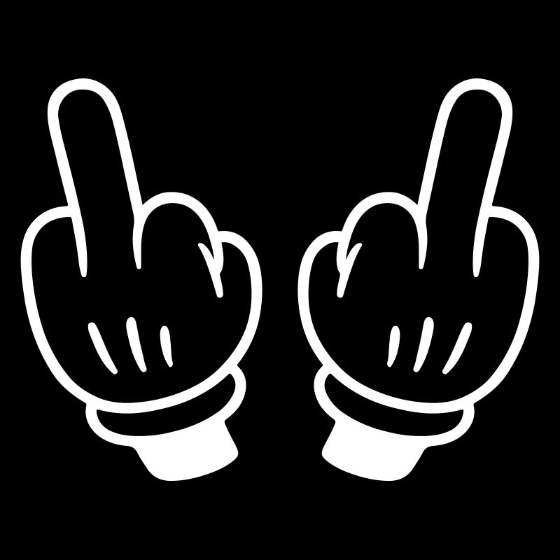 Middle Finger Hand Comic