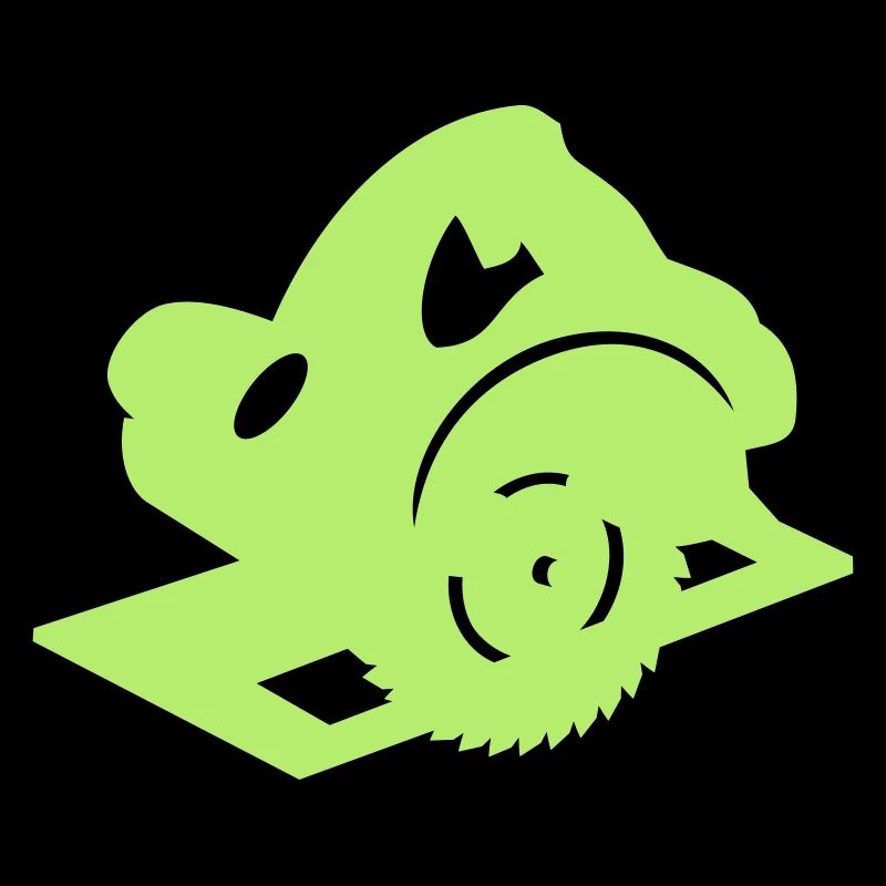 Saw Shadow - 1 color vector