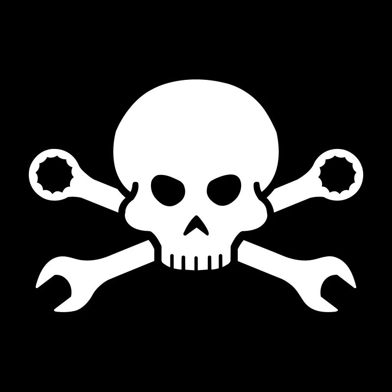 Skull'n'Tools Pirate Skull