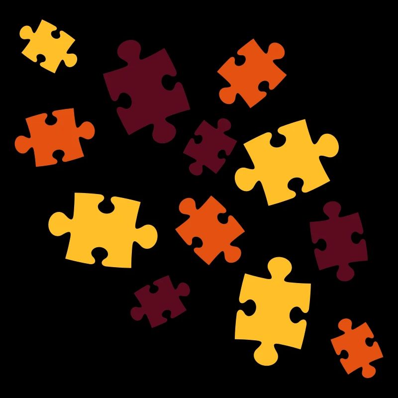 buntes puzzle muster teil puzzlespiel puzzleteil p