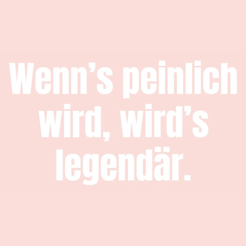 Quand cela devient embarrassant, cela devient légendaire.