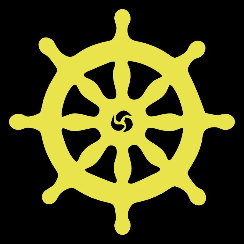 SHIP STEERING WHEEL