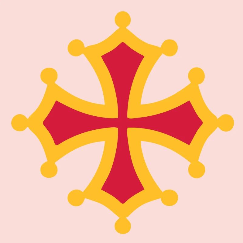 croix occitane graphique vectoriel