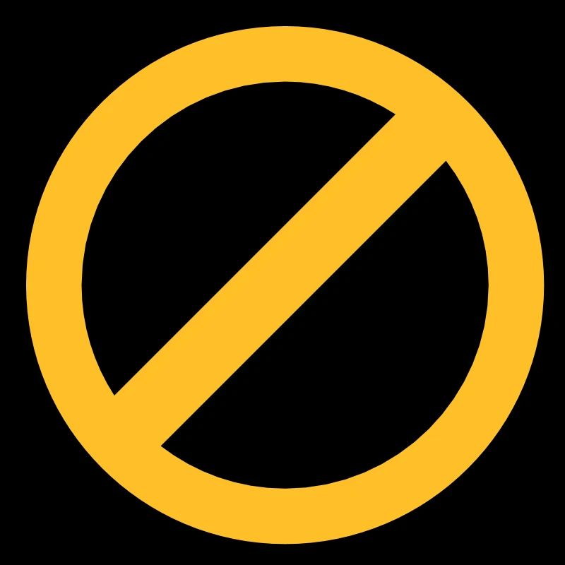 strikeout none NO symbol