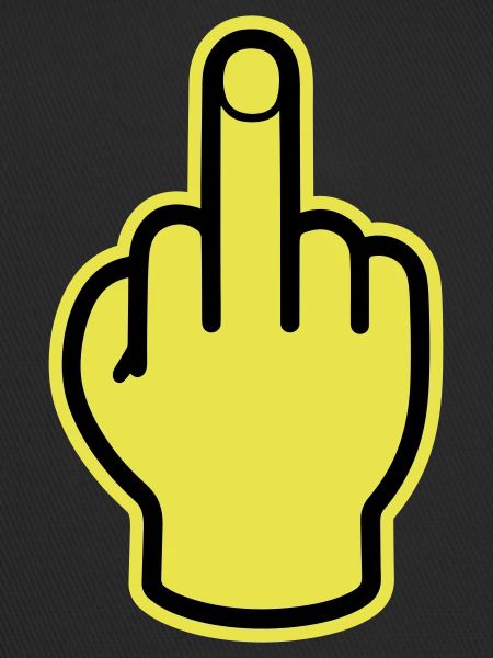 Middle Finger Hand Provocative