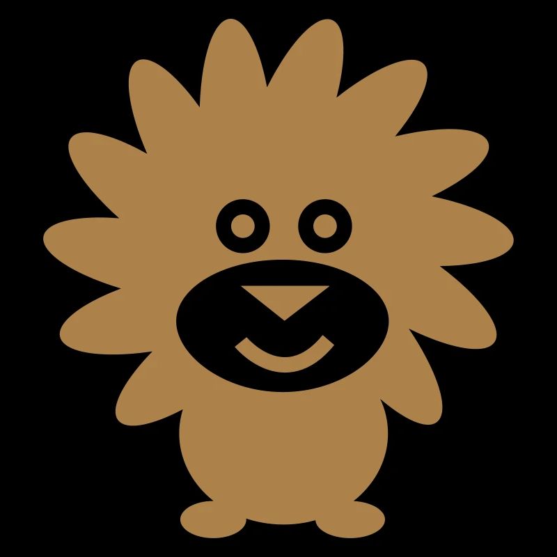 Löwe einfarbig