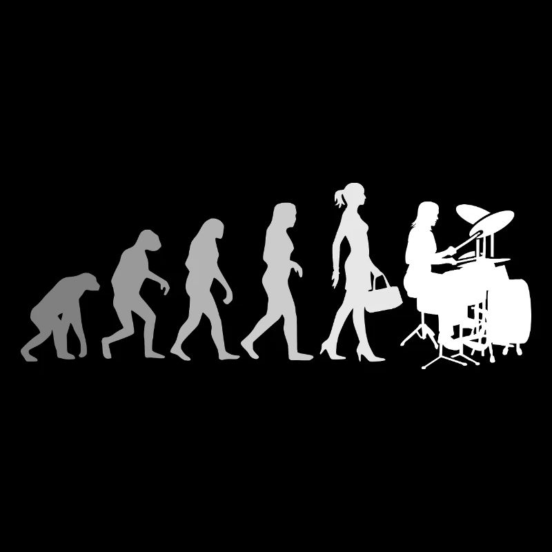 Evolution Schlagzeugerin Percussionniste