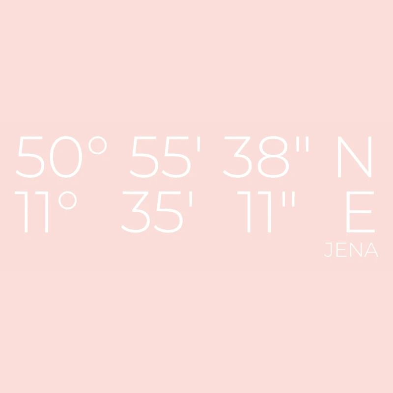 Coordinates Jena, Thuringia