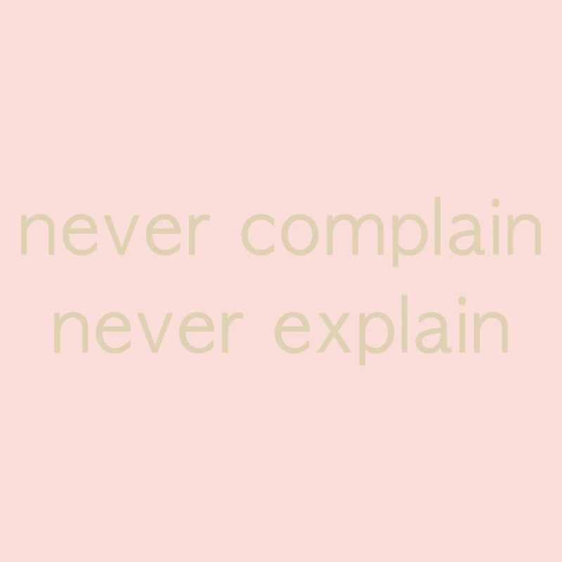 never