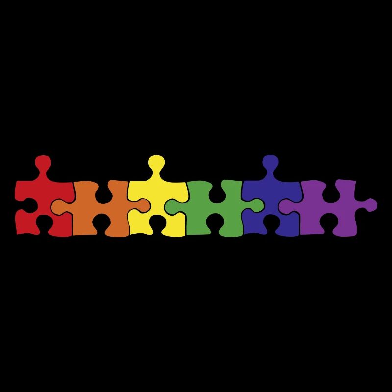 Rainbow 02os - Puzzle - pace - peace -Frieden